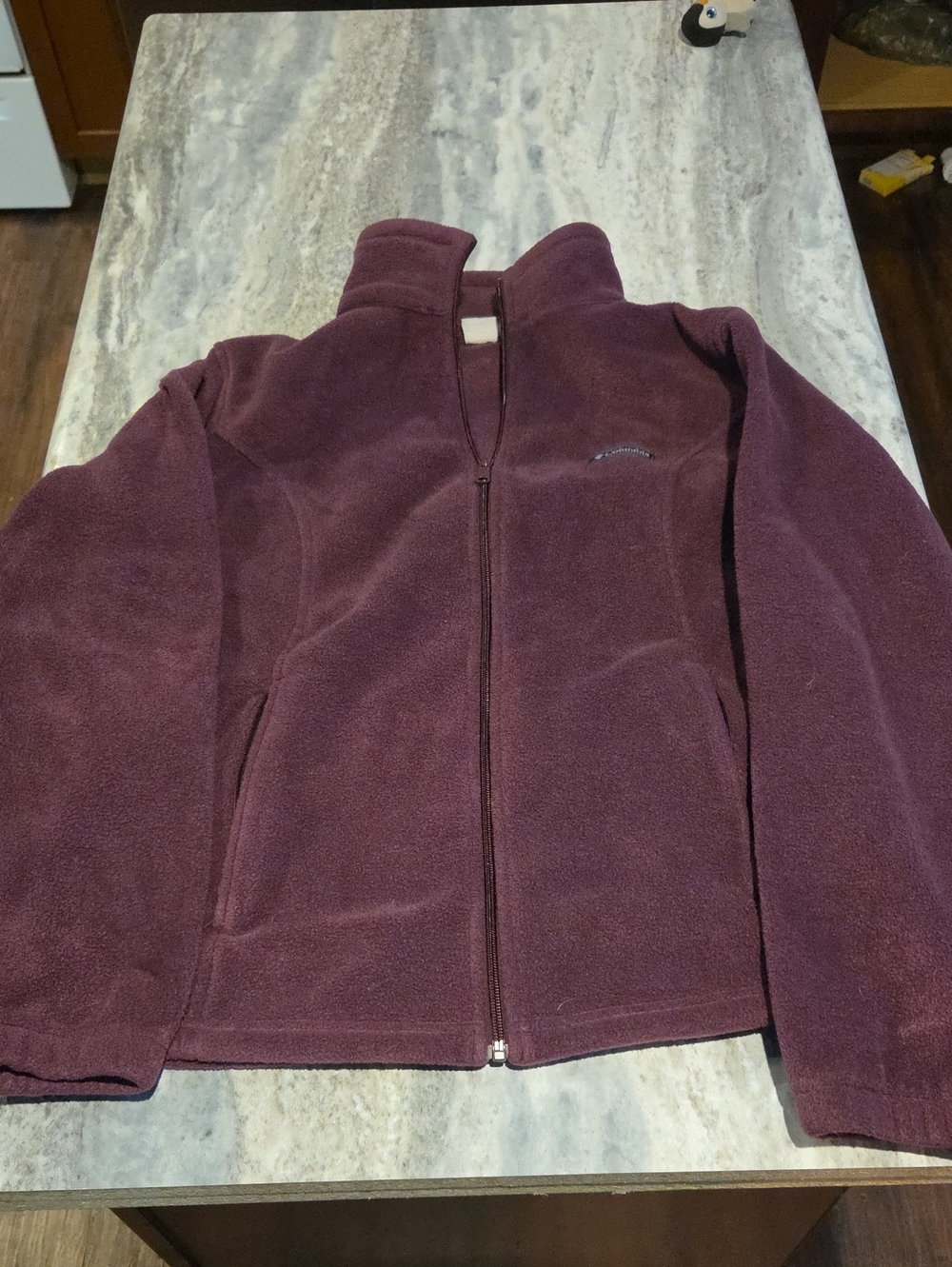 Columbia Men's Full-Zip Fleece Jacket - Plum